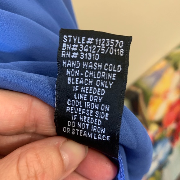 BCX periwinkle and lace dress, size 5, cute! NWT - Picture 5 of 6